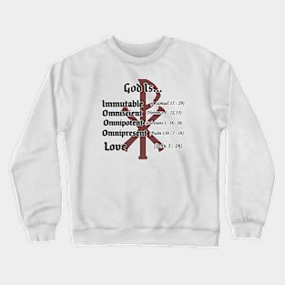 God Is ... Red Chi-Rho Crewneck Sweatshirt